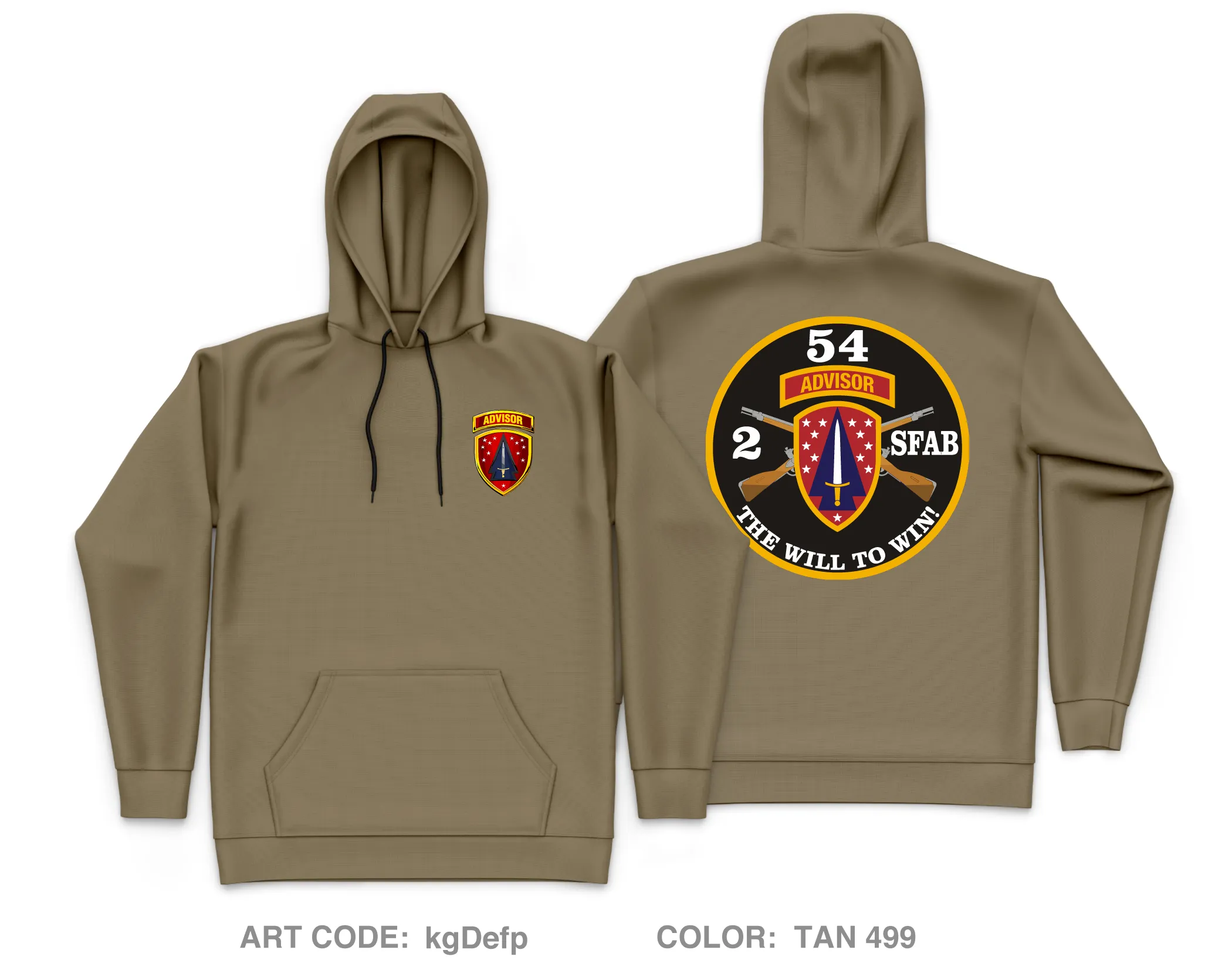 2-54 SFAB Fundarising Collection Core Men's Hooded Performance Sweatshirt - kgDefp