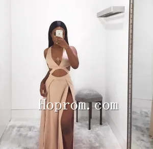 2020 Sexy Sleeveless V-Neck Prom Dress Evening Dresses