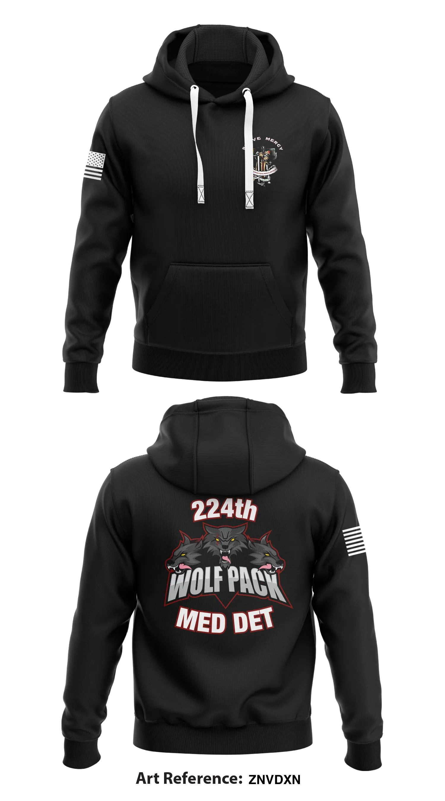 224th Preventive Medicine Det Store 1  Core Men's Hooded Performance Sweatshirt - zNVdXN
