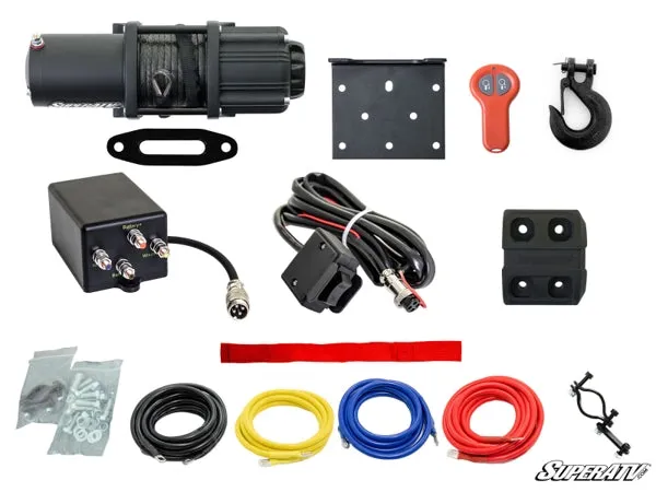 2500 lb UTV/ATV Winch with Wireless Remote & Synthetic Rope