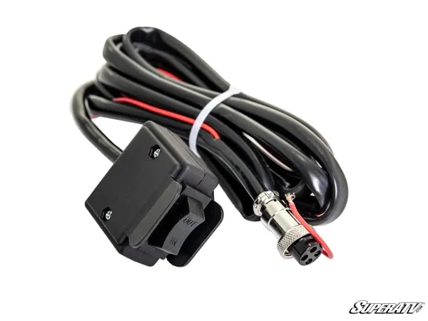 2500 lb UTV/ATV Winch with Wireless Remote & Synthetic Rope