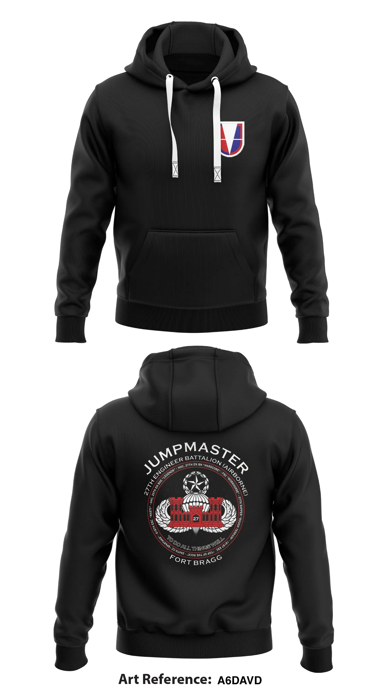 27th Engineer Battalion (Airborne) Store 1  Core Men's Hooded Performance Sweatshirt - a6DAVD