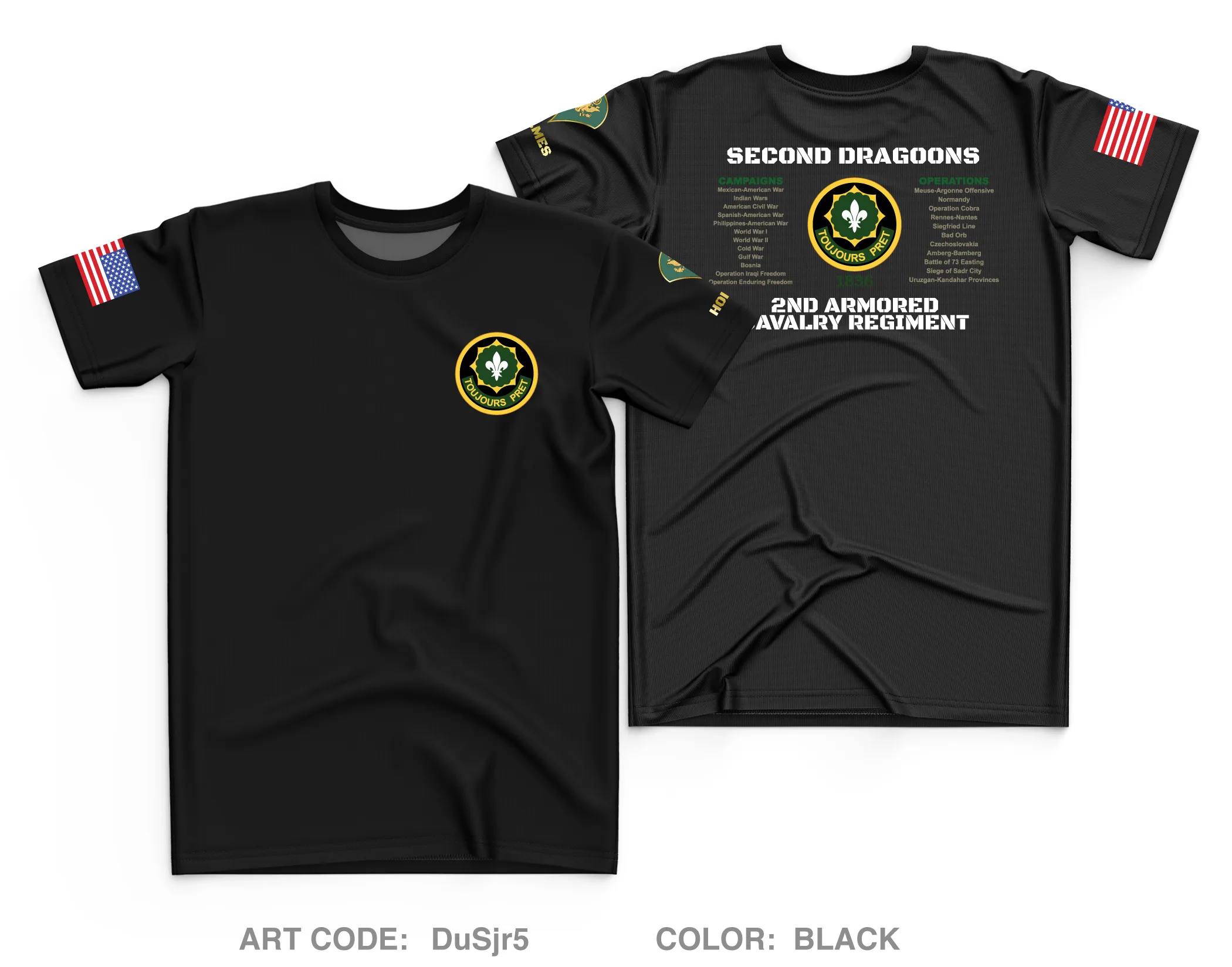 2nd Armored Cavalry Regiment Store 1 Core Men's SS Performance Tee - DuSjr5
