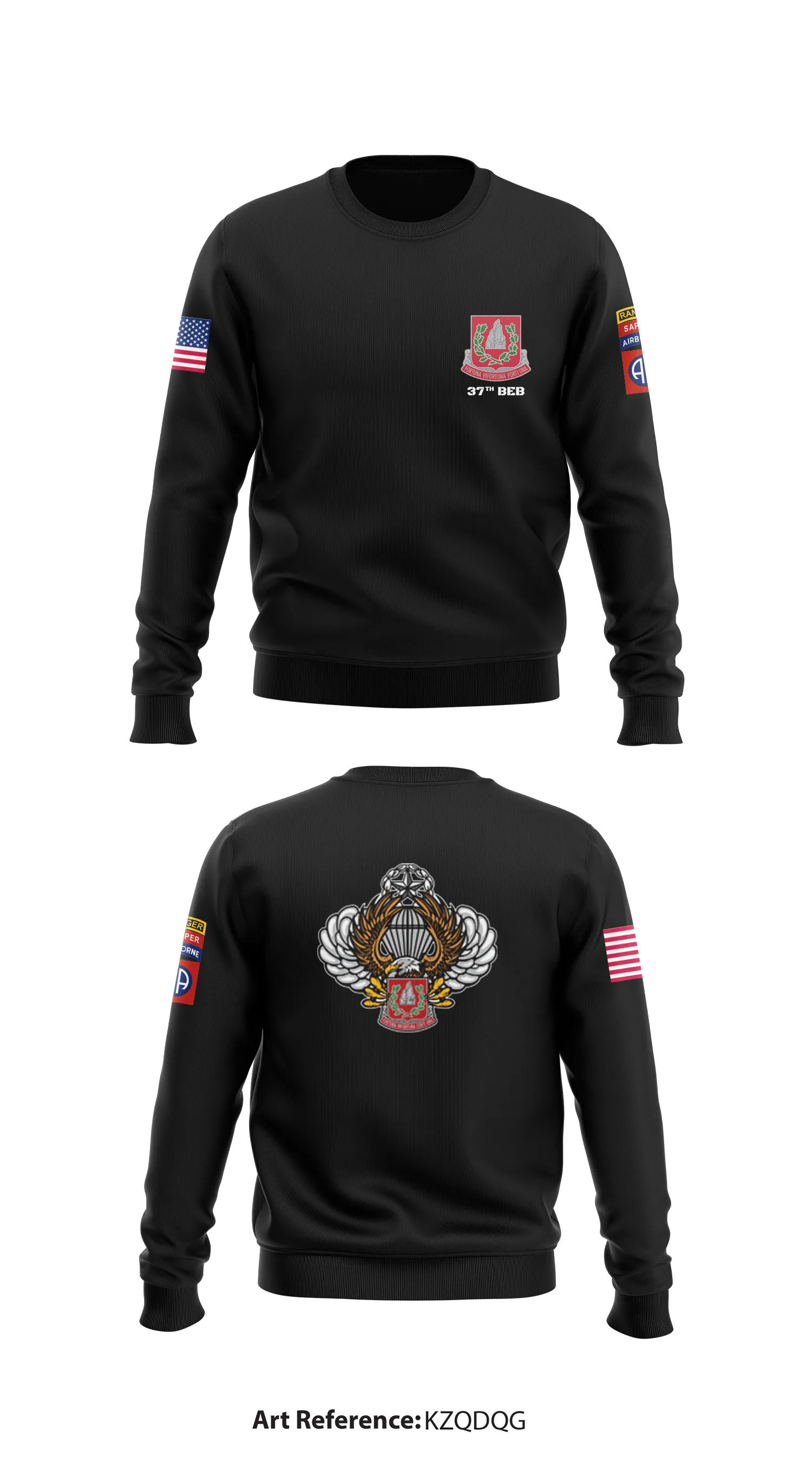 37th BEB1 Core Men's Crewneck Performance Sweatshirt - kzqDqG