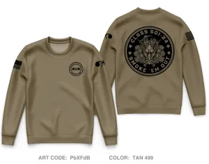 A Co, 84th CM BN, CBOLC Core Men's Crewneck Performance Sweatshirt - PbXFdB