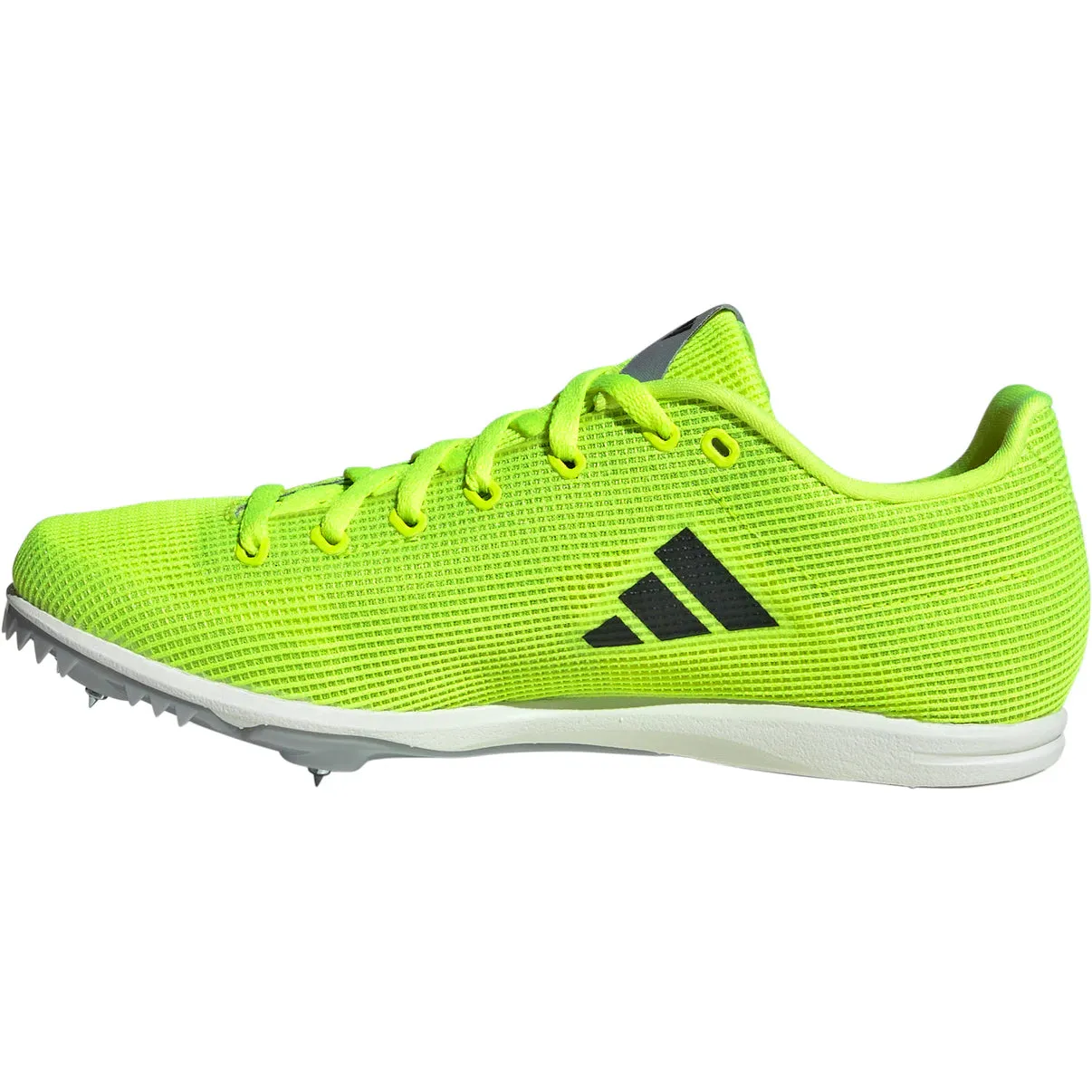 adidas Allroundstar J Running Spikes Lucid Lemon / Core Black / Halo Silver