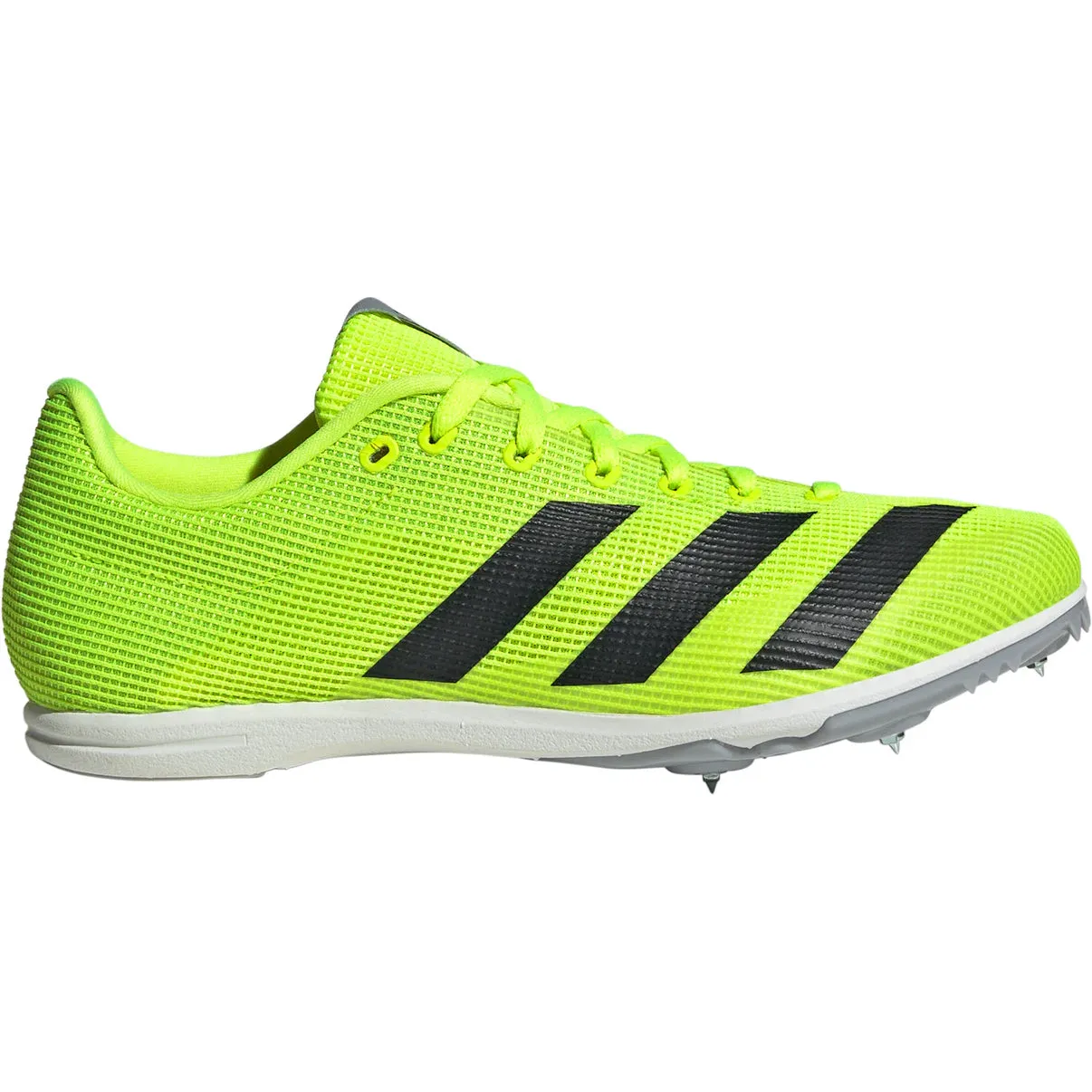 adidas Allroundstar J Running Spikes Lucid Lemon / Core Black / Halo Silver