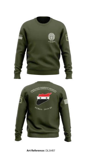 Apache troop 1-73 Cav  Store 1 Core Men's Crewneck Performance Sweatshirt - dL5HR7