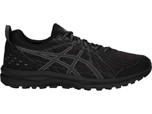 ASICS Men's Frequent Trail Running Shoes, Black/Carbon, 10 X-Wide