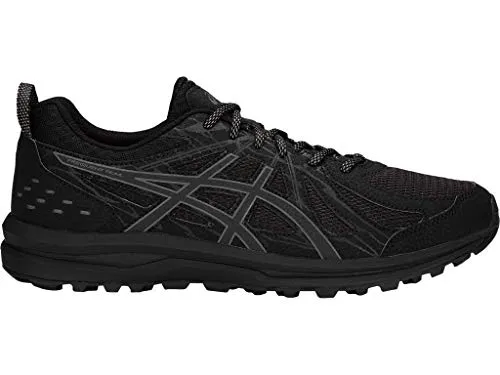 ASICS Men's Frequent Trail Running Shoes, Black/Carbon, 10 X-Wide