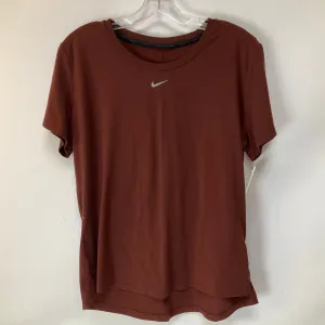 Athletic Top Short Sleeve By Nike Apparel  Size: L