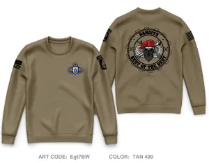 B Co, 173rd BSB (A), 173rd IBCT (A) Core Men's Crewneck Performance Sweatshirt - Egt7BW