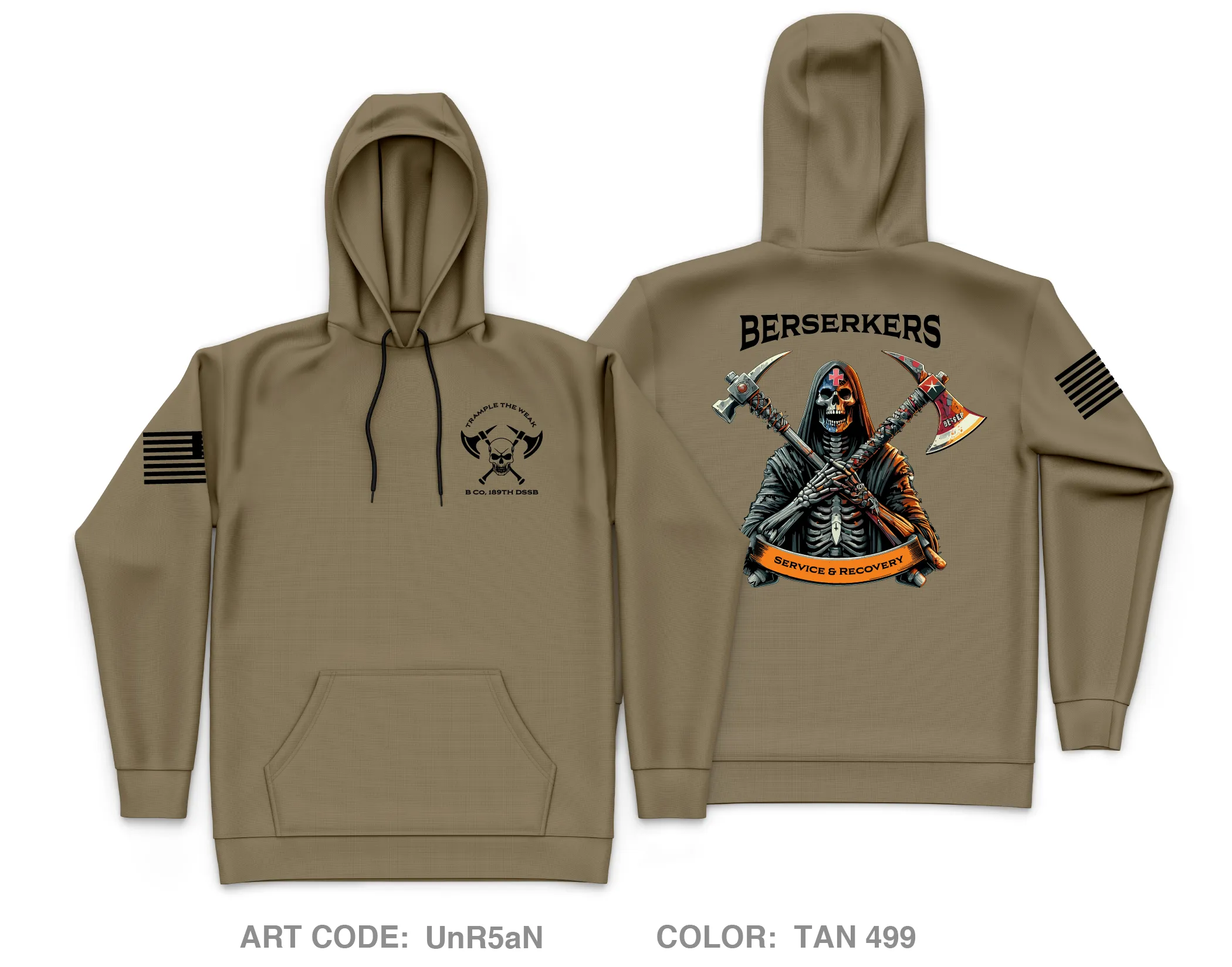 B Co Service & Recovery Core Men's Hooded Performance Sweatshirt - UnR5aN