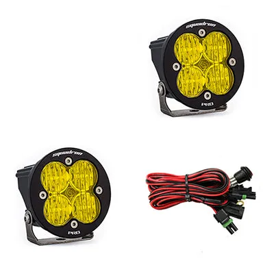 Baja Designs Squadron-R Pro Black LED Auxiliary Light Pod Pair - Universal