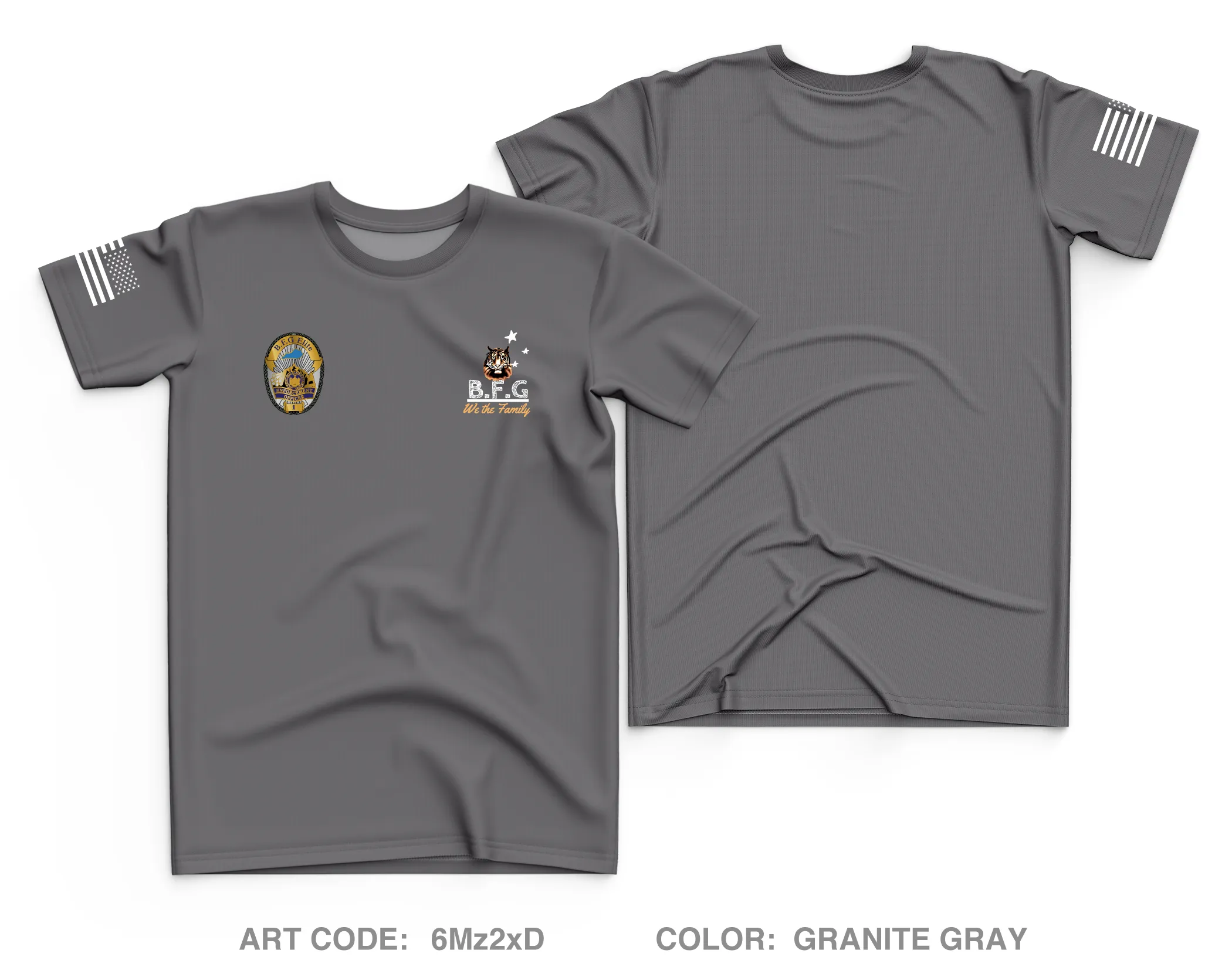 BFG elite Fundraising Collection Core Men's SS Performance Tee - 6Mz2xD
