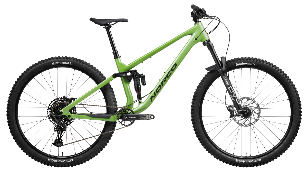 Bicicleta Enduro Norco Fluid FS A2 Aro 29 Verde Negro