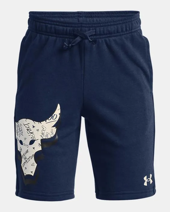 Boys' Project Rock Rival Terry Shorts