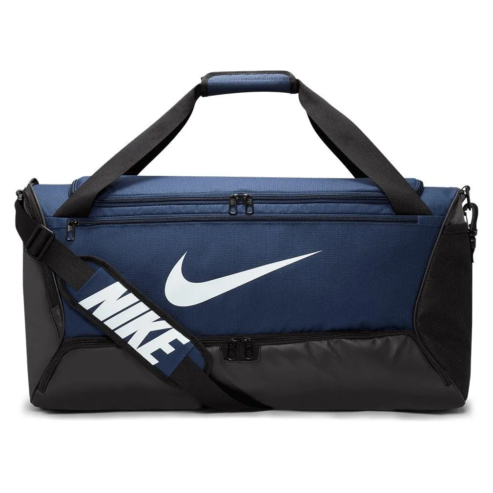 Brasilia 9.5 Training Duffel Bag (Medium, 60L) Midnight Navy and Black