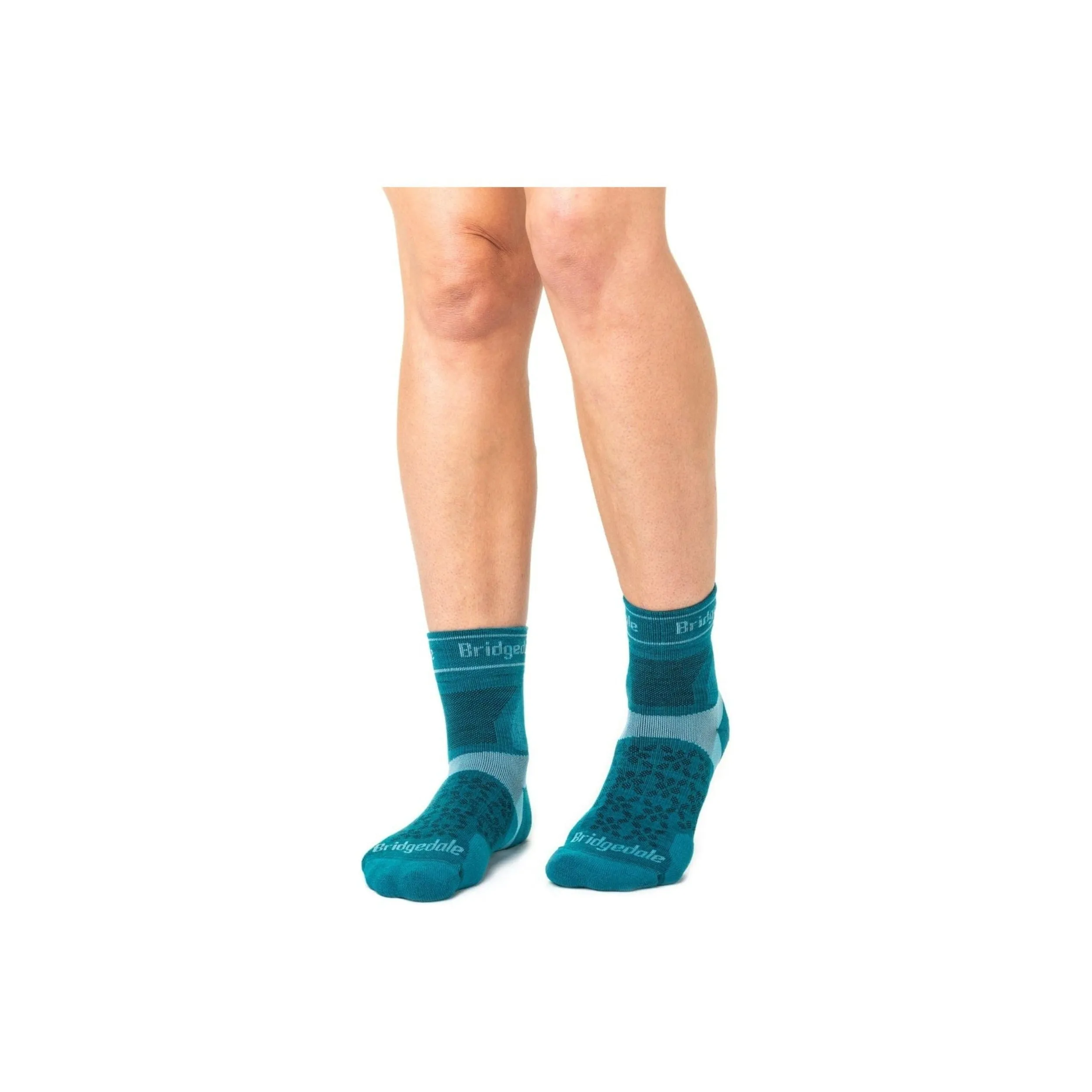 Bridgedale Womens Trail Run Ultralight Merino 3/4 Crew Socks
