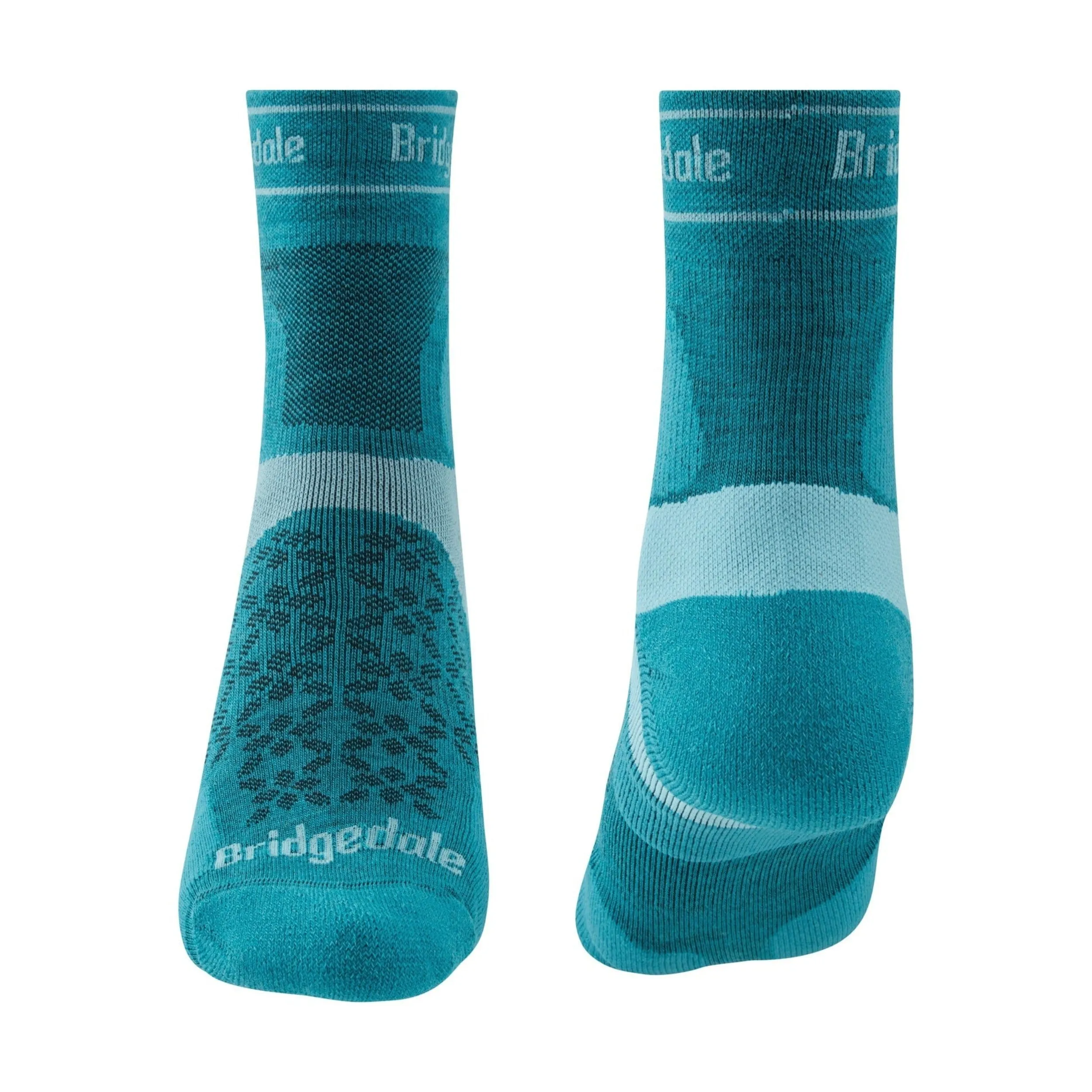 Bridgedale Womens Trail Run Ultralight Merino 3/4 Crew Socks