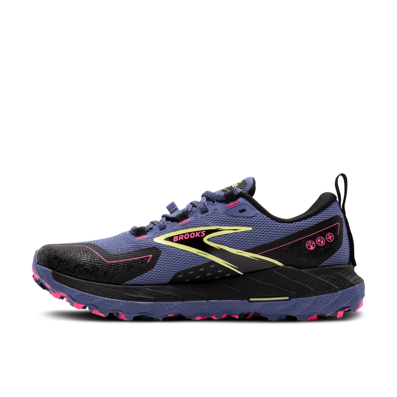 Brooks Cascadia 18 GTX (B Width) - Grey Blue/Black/Pink (Womens)