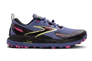 Brooks Cascadia 18 GTX (B Width) - Grey Blue/Black/Pink (Womens)