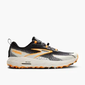 Brooks Mens Cascadia 18 Black/Blue Wash/Orange