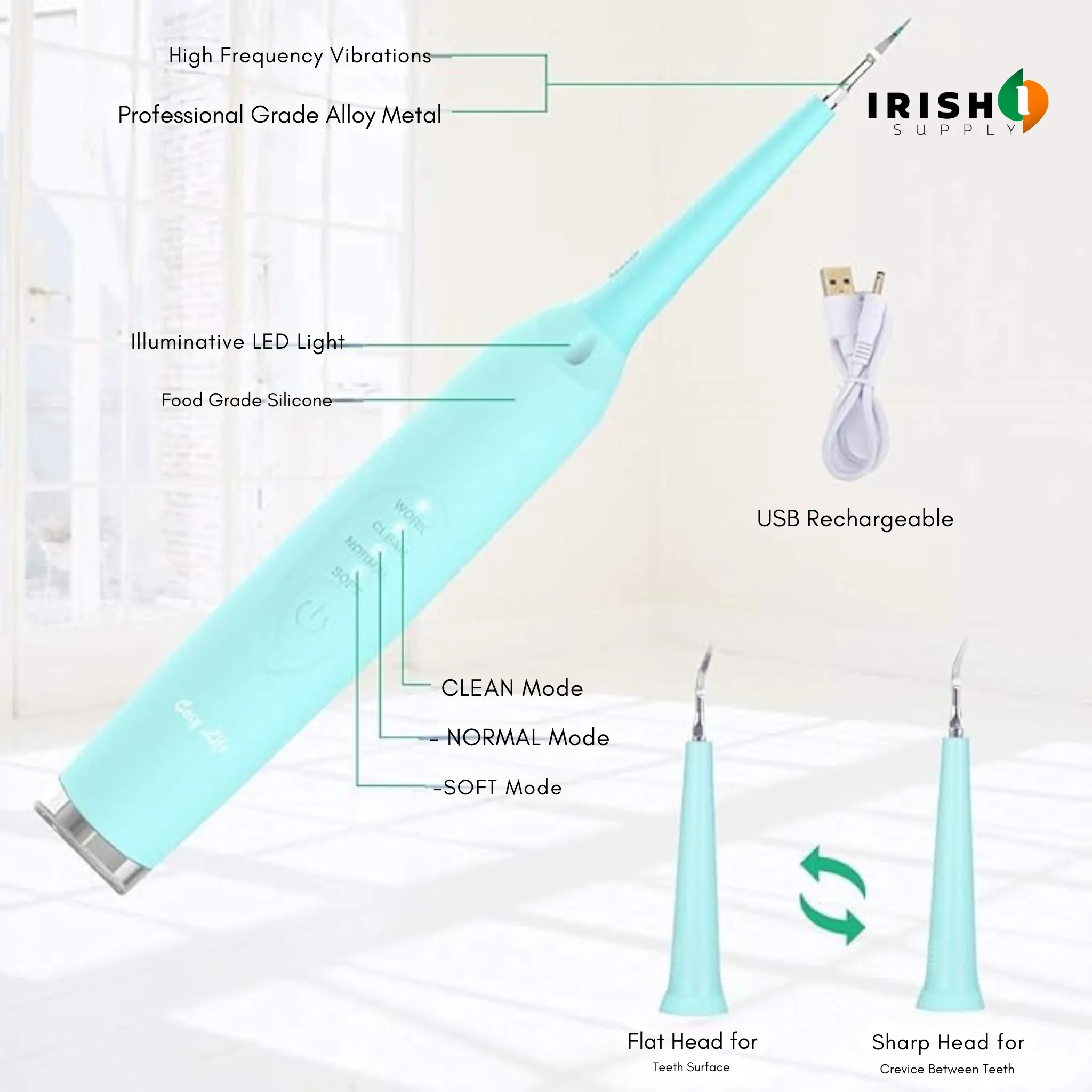 BRUSHTEK Advanced Ultrasonic Dental Cleaner