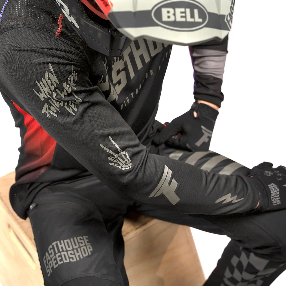 Burn Free Classic Long Sleeve Youth Jersey - Black