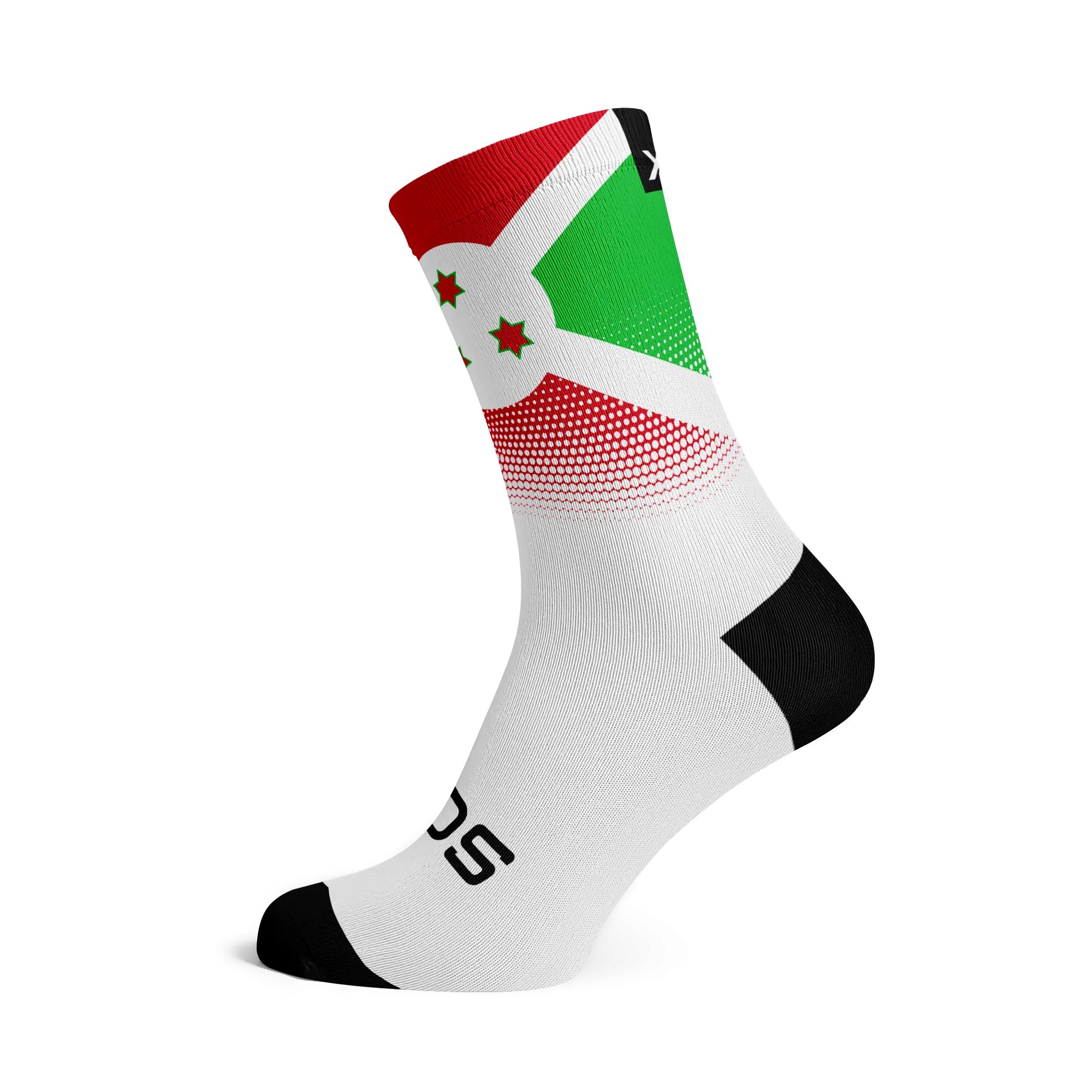 Burundi Flag Socks