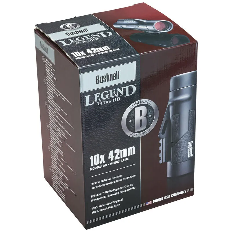 BUSHNELL LEGEND® 10X42 ULTRA HD MONOCULAR BLACK