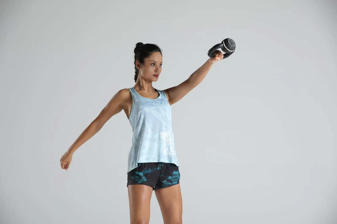 Cast Iron Kettlebell with Rubber Base 4 kg