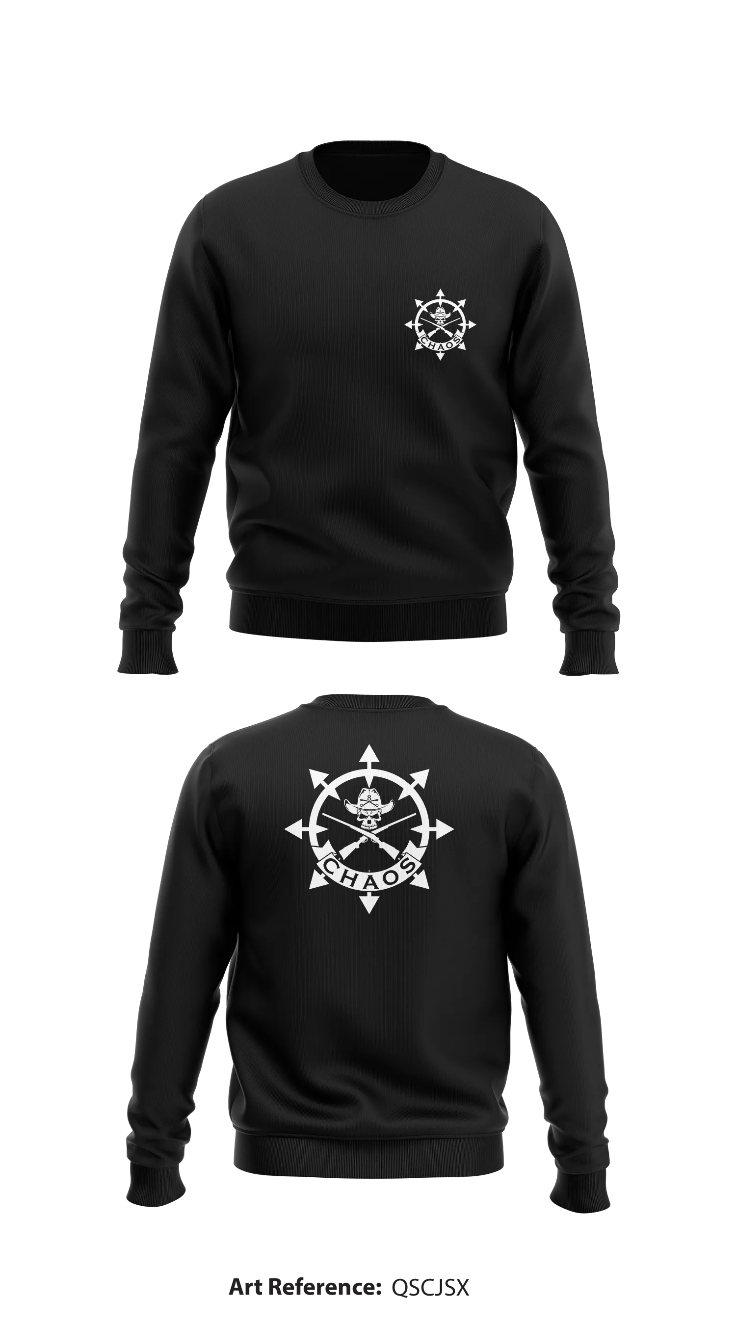 Chaos Company Store 2 Core Men's Crewneck Performance Sweatshirt - QSCjSX