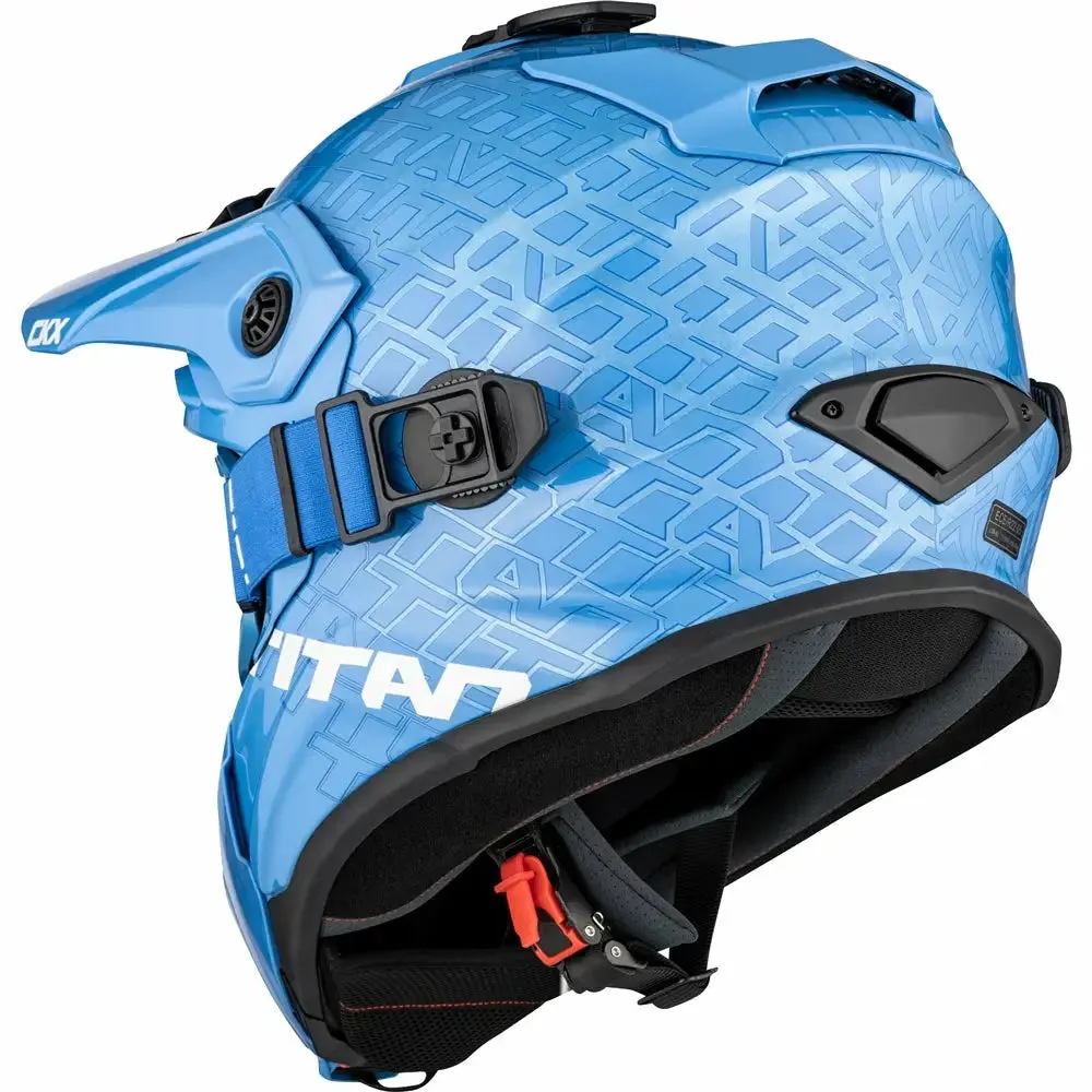 CKX Titan Original Roar Trail and Backcountry Helmet with 210° Goggles