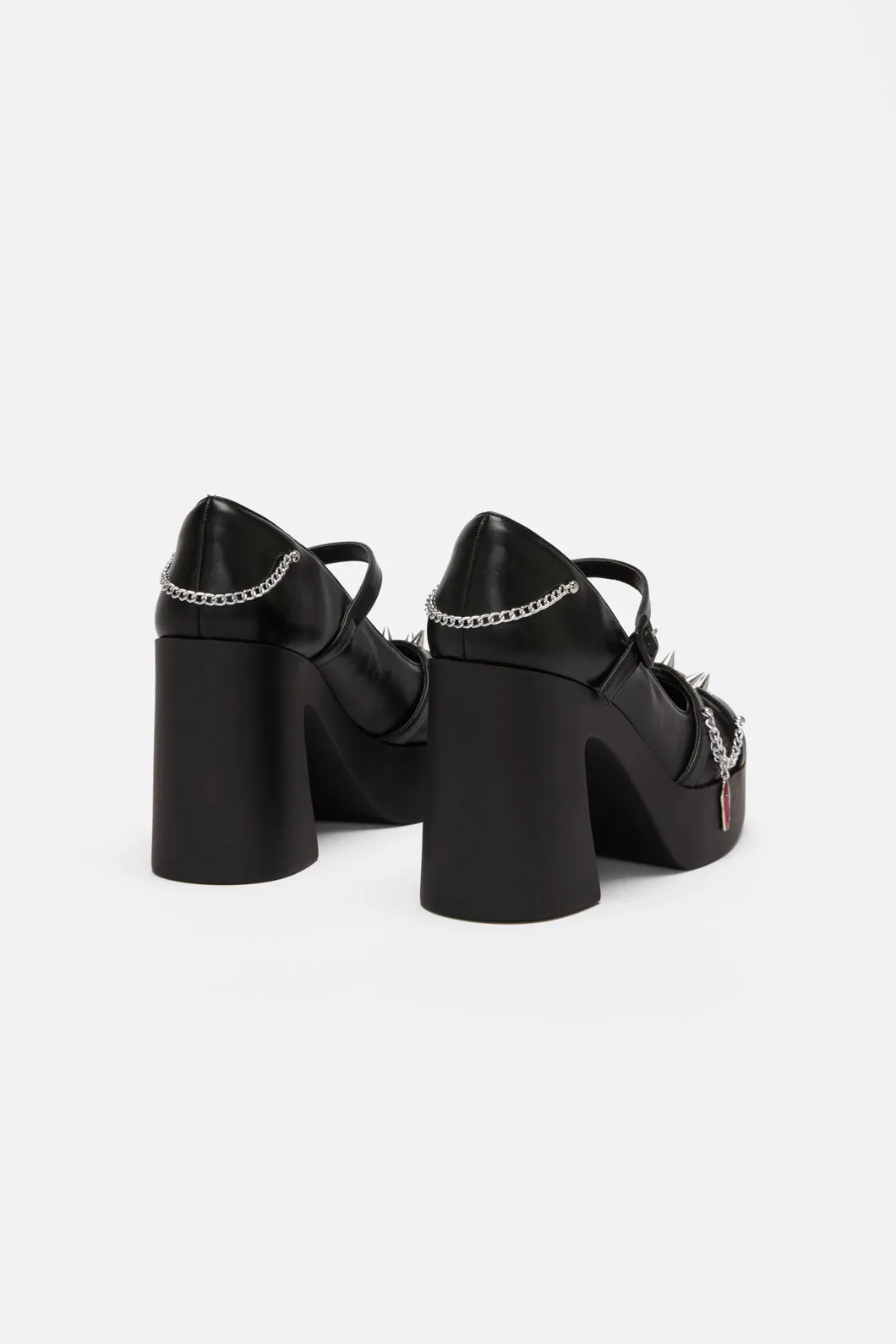 Coffin Chain Stud Heel