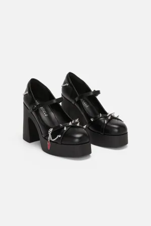 Coffin Chain Stud Heel