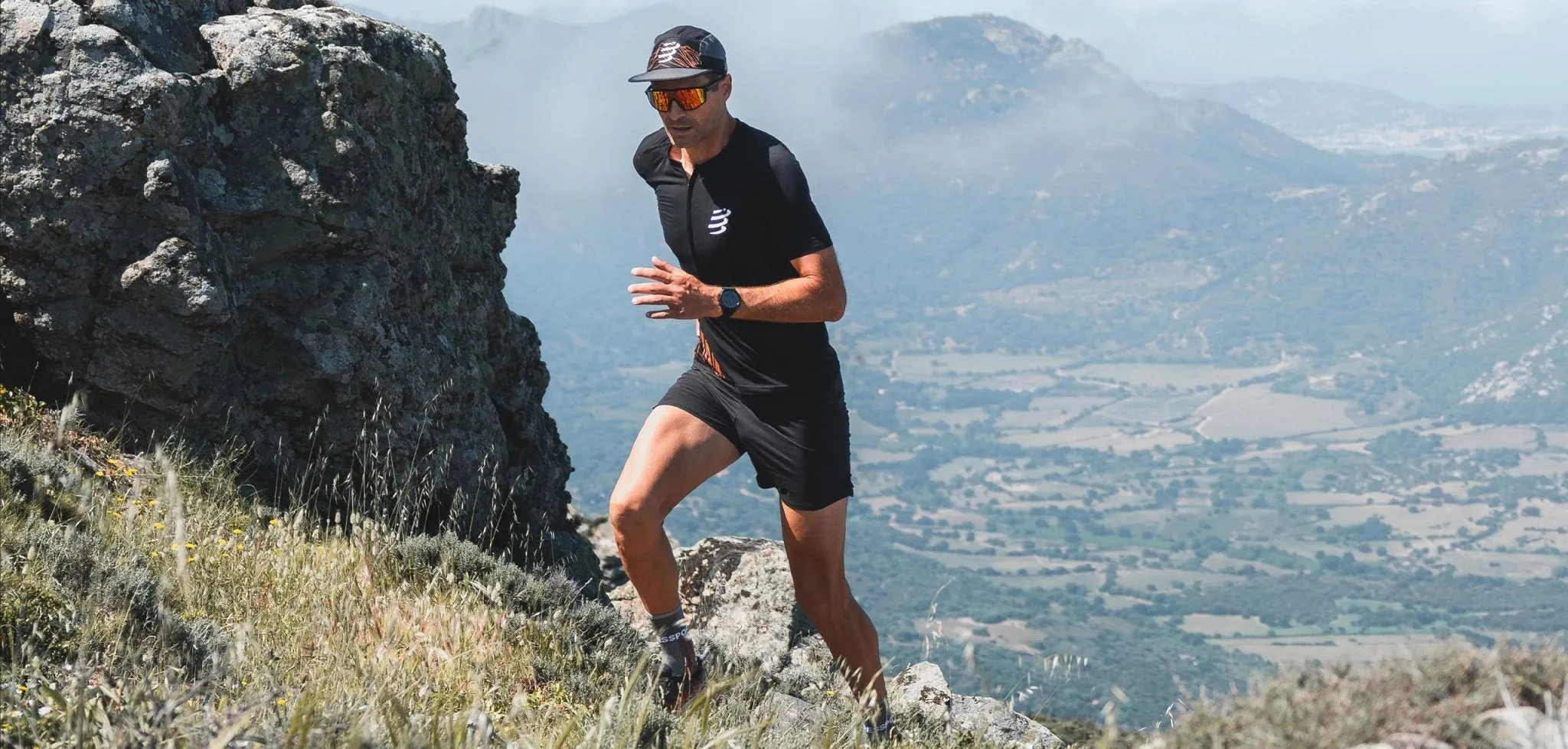 Compressport | Trail Fitted Half Zip | Shirt | Heren