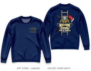 Crivitz fire and rescue Core Men's Crewneck Performance Sweatshirt - LwBw6U