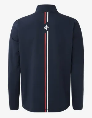 Cross Men's ATHLETIC HALF ZIP MIDLAYER - NAVY