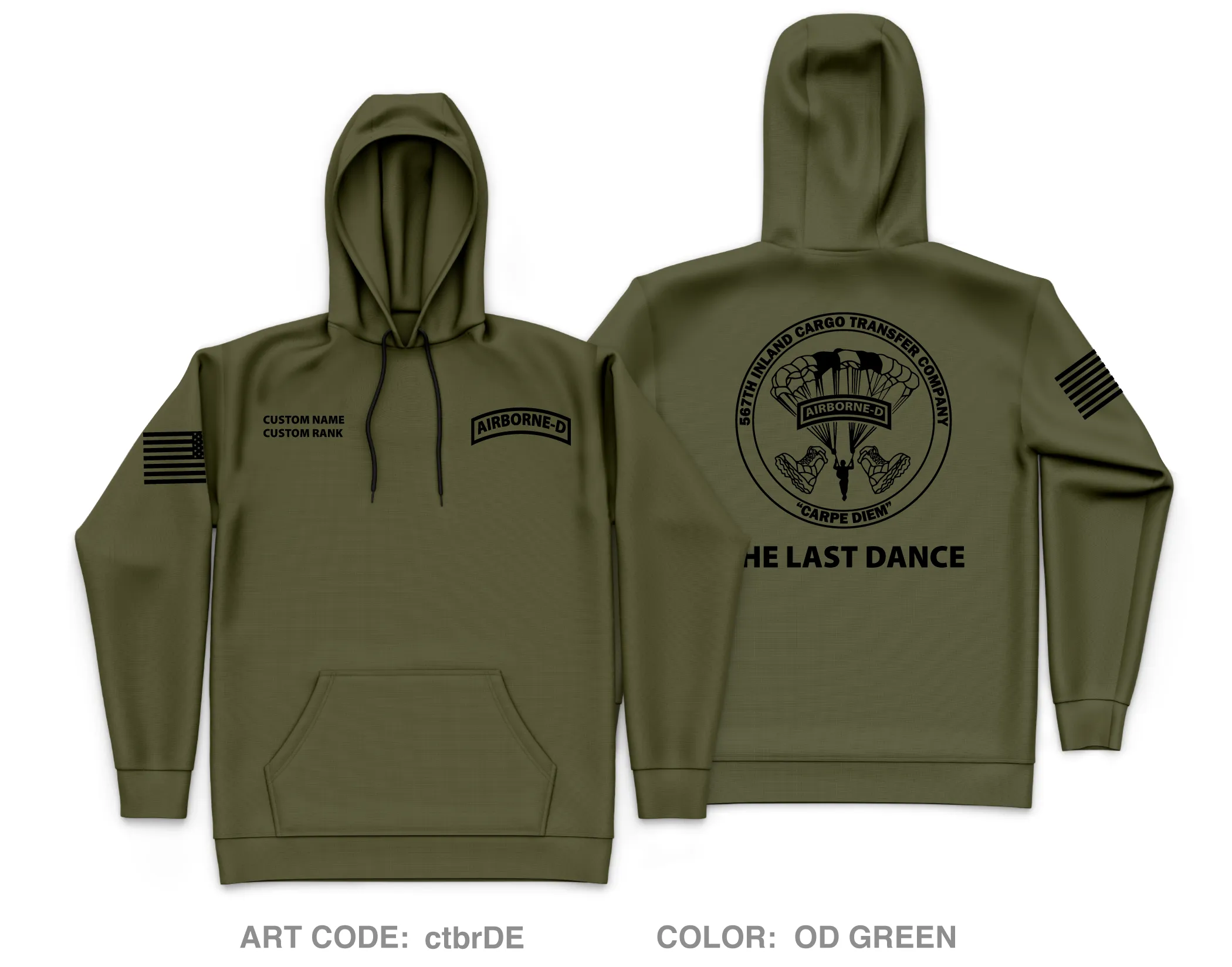 CUSTOM 567 ICTC Core Men's Hooded Performance Sweatshirt - ctbrDE