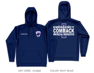 CUSTOM Commack Ambulance Core Men's Hooded Performance Sweatshirt - 4vU8pE