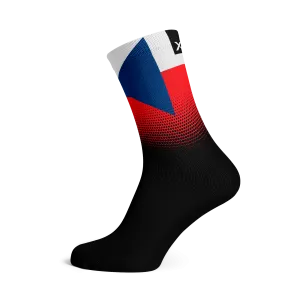 Czech Republic Flag Socks