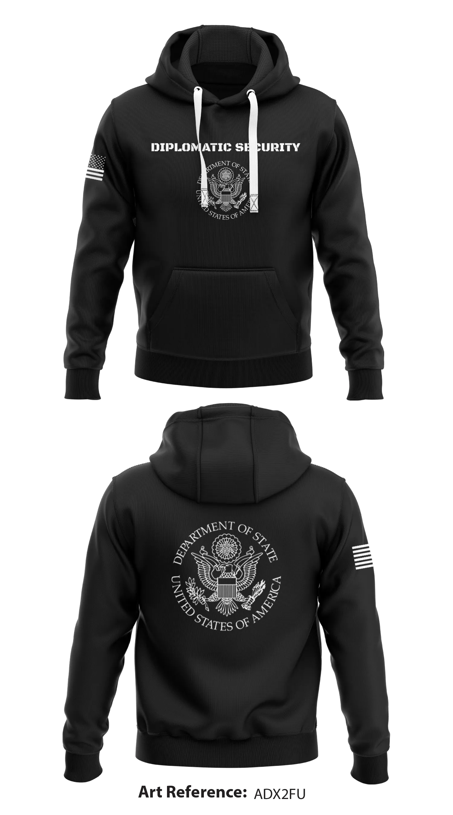 Diplomatic Security Service  Store 1  Core Men's Hooded Performance Sweatshirt - Adx2fU