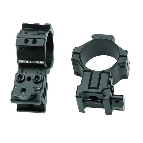 Eagle Vision - Infinity Elevation Adjustable Scope Mount 34mm Ring Picatinny IPS-34