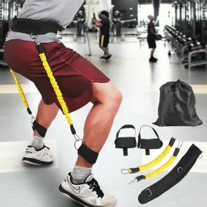 Enhance Your Leg and Hip Power with Our Training Resistance Band Pull Rope System!