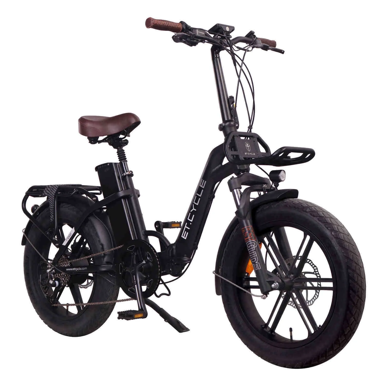 ET-CYCLE F1000 Folding Fat E-Bike, 48V 21Ah, 1008Wh, Hydraulic Brakes