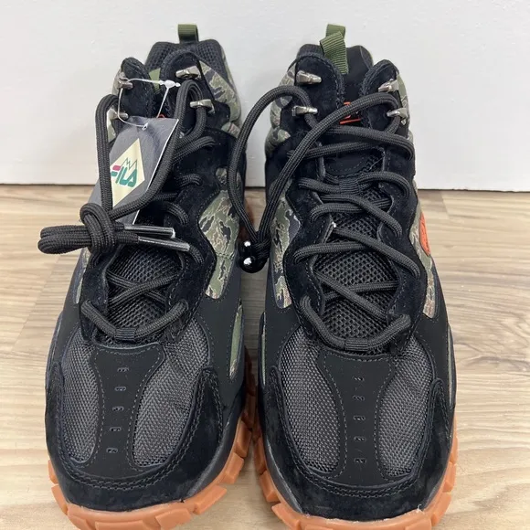 Fila Ray Tracer TR 2 Mid Trail Black/Camo Mens 1RM01882-962 NWOB