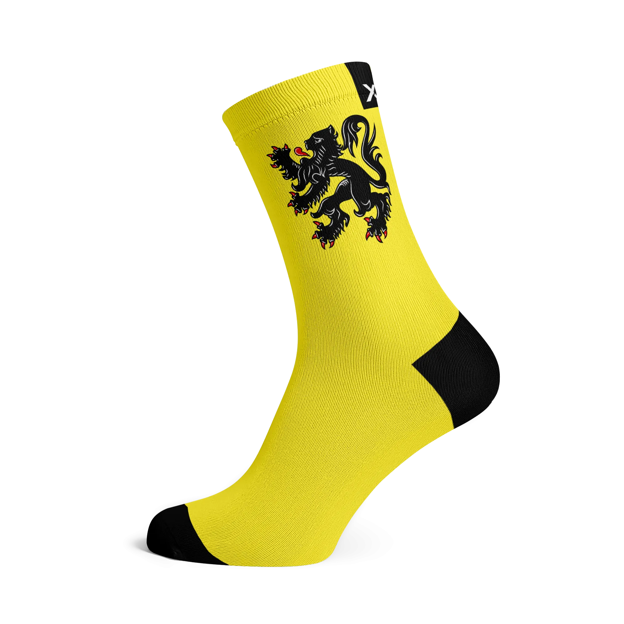 Flemish Lion Flag Socks