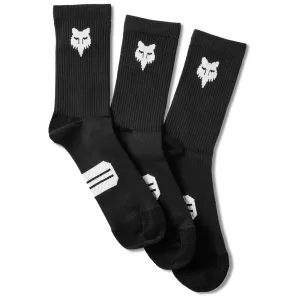 Fox 6 Inch Ranger Socks Prepack Black - Black