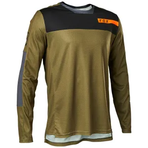 Fox Defend Ls Jersey Moth - Bark